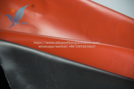قماش ألياف زجاجية مطلي بالسيليكون مقاوم للحرارة بحجم مخصص