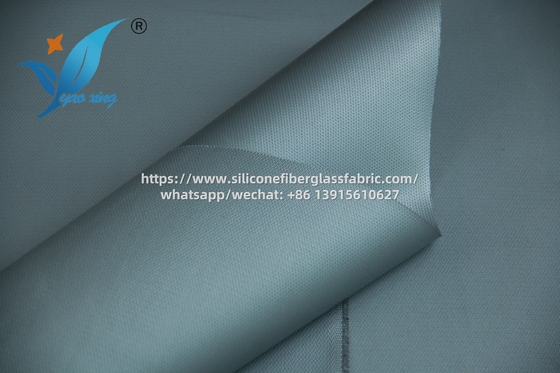 0.8ملم سليكون مغلف بالألياف الزجاجية النسيج المقاوم للحرارة الصناعية