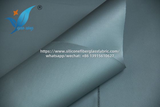 0.8ملم سليكون مغلف بالألياف الزجاجية النسيج المقاوم للحرارة الصناعية