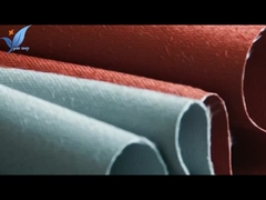 0.4 مم سميكة من الألياف الزجاجية المغلفة بالسيليكون للستارة المقاومة للحريق