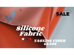 بطانية حريق خارجية بعرض 1 متر قماش زجاجي مطلي بمطاط السيليكون بسمك 3.0 مم لمقاومة الحرارة